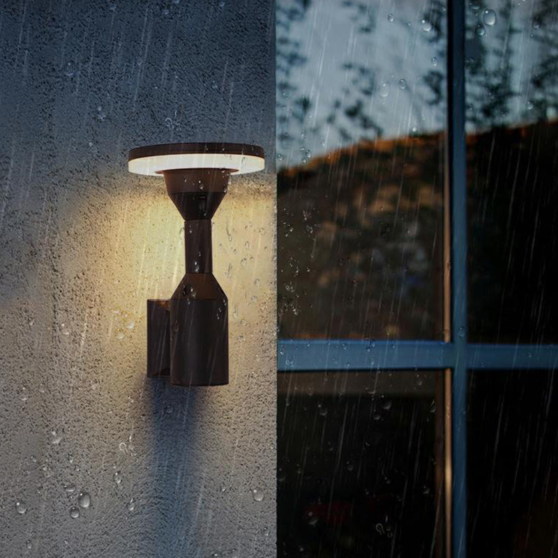 Column Square Round Aluminum Outdoor Light