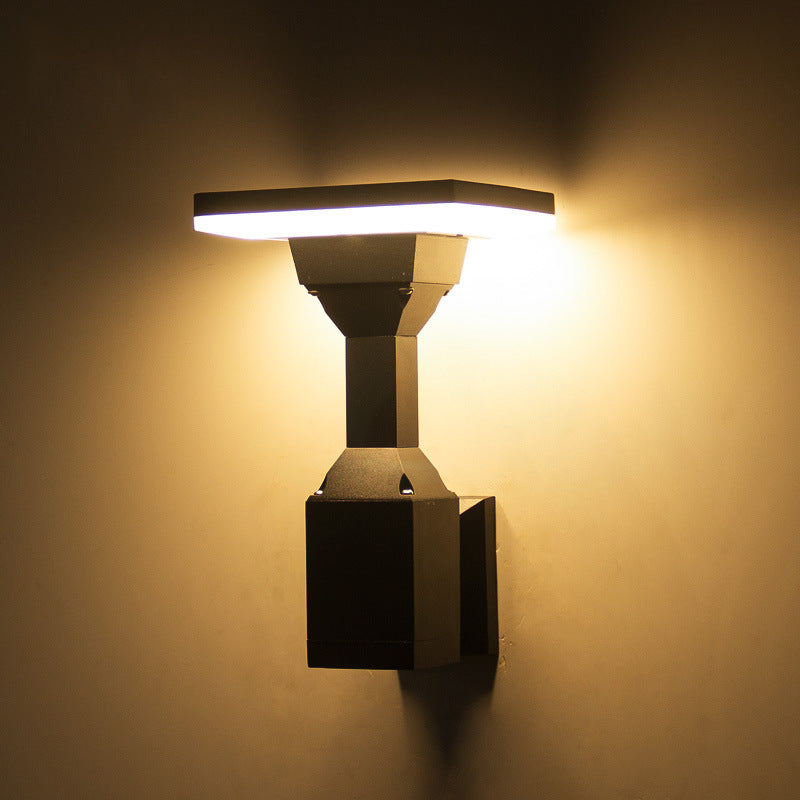 Column Square Round Aluminum Outdoor Light