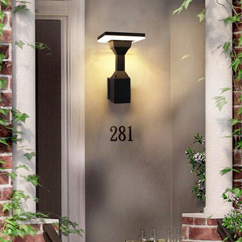 Column Square Round Aluminum Outdoor Light