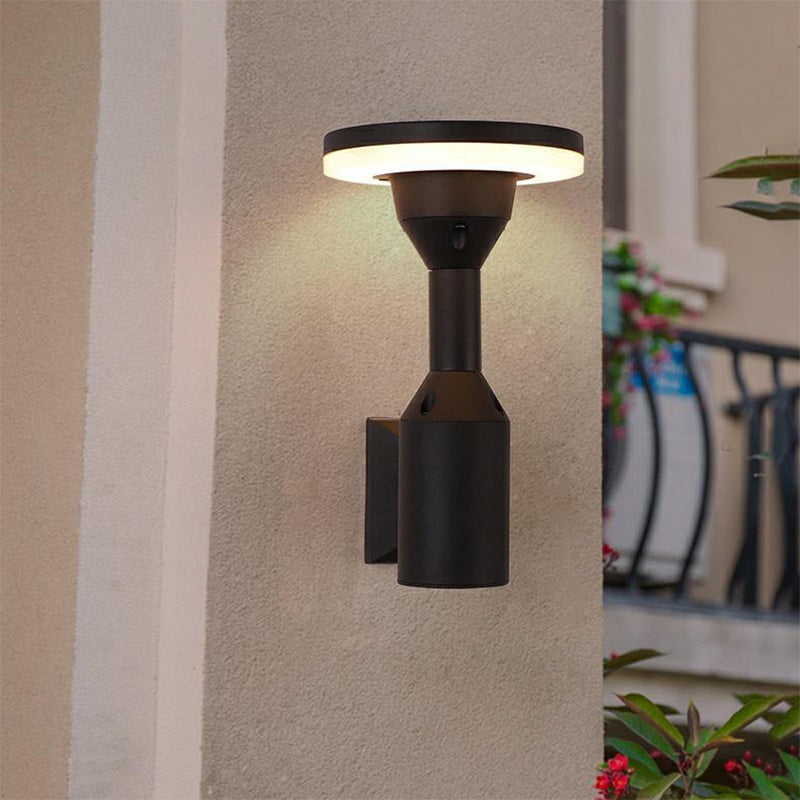 Column Square Round Aluminum Outdoor Light