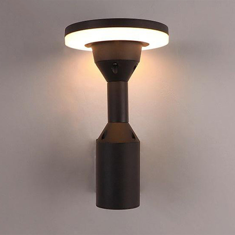 Column Square Round Aluminum Outdoor Light