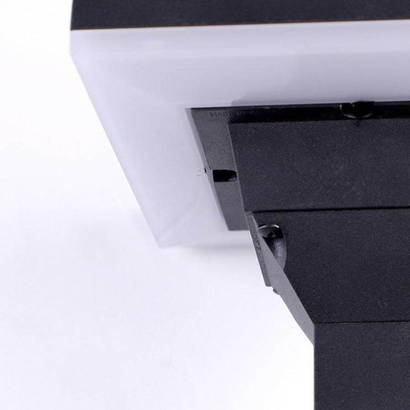 Column Square Round Aluminum Outdoor Light