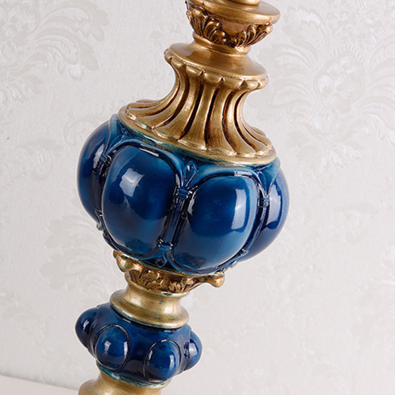 Resin Fabric Lace Beads Table Lamp