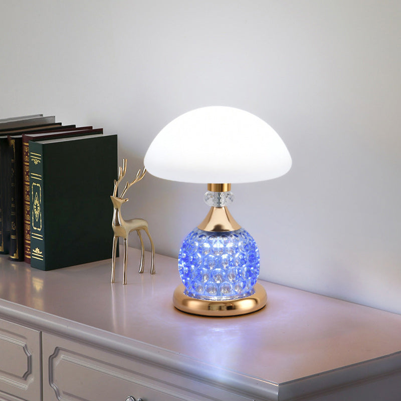 Iron PC Dome Mushroom Table Lamp