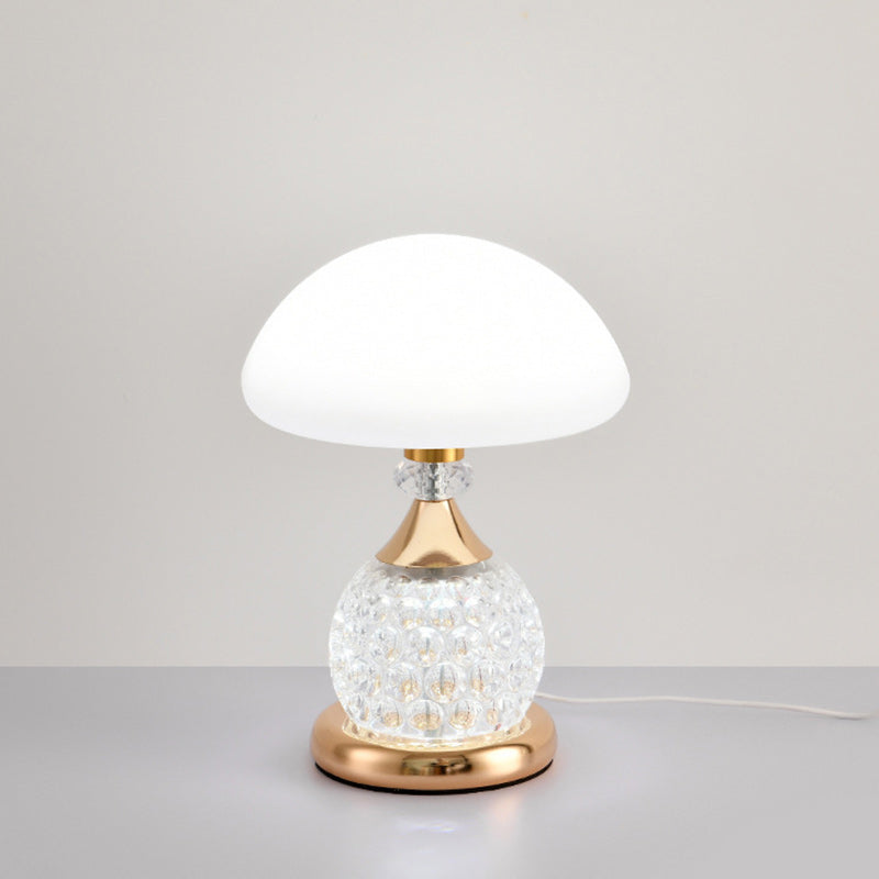 Iron PC Dome Mushroom Table Lamp