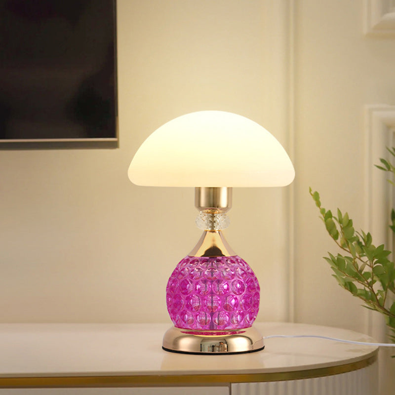 Iron PC Dome Mushroom Table Lamp