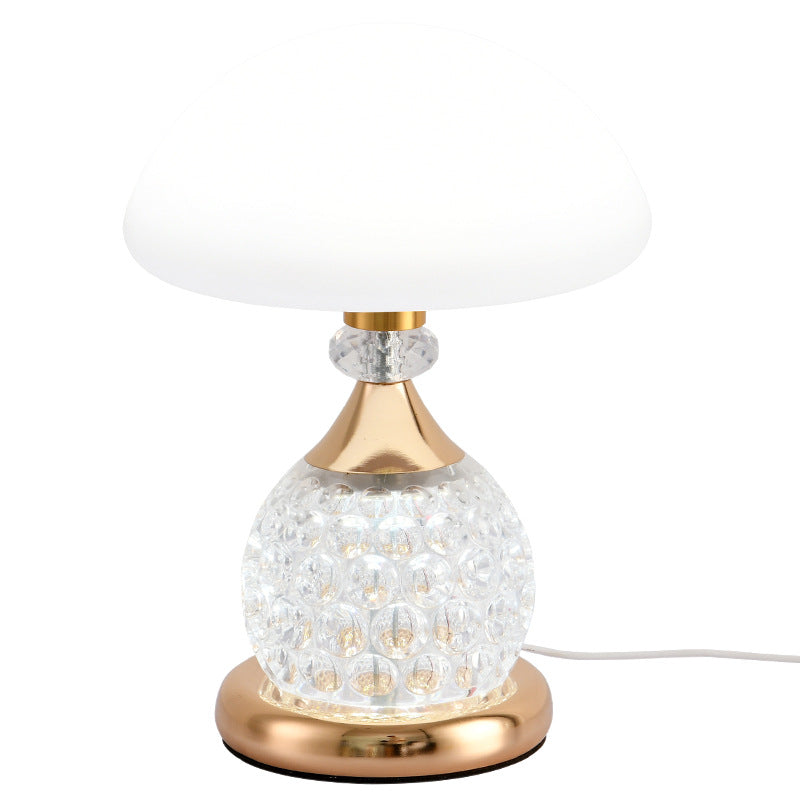 Iron PC Dome Mushroom Table Lamp