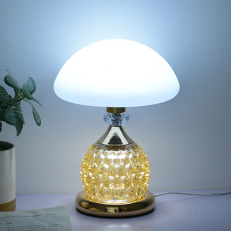 Iron PC Dome Mushroom Table Lamp