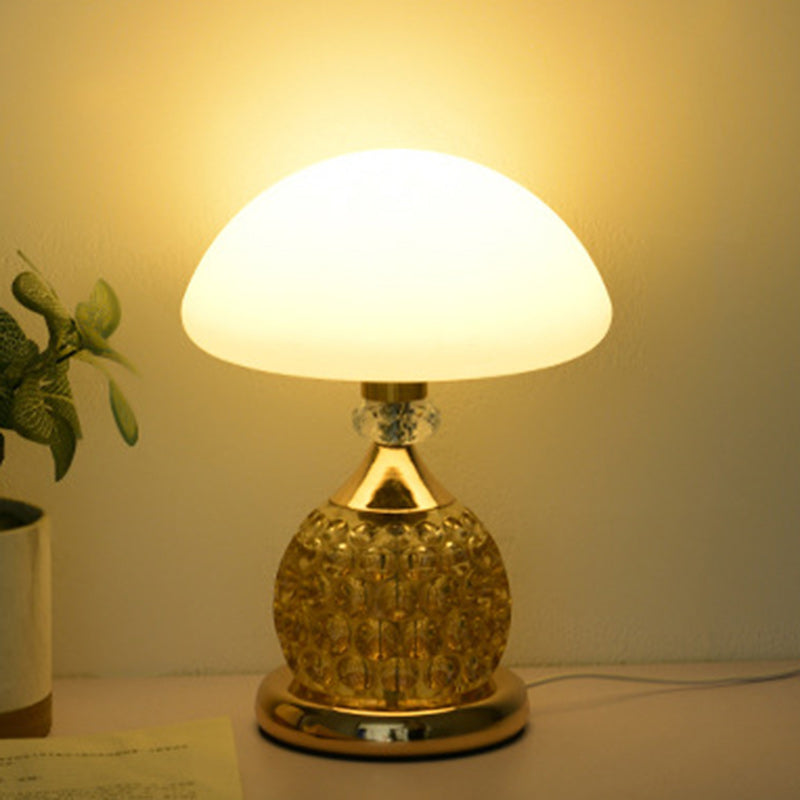 Iron PC Dome Mushroom Table Lamp