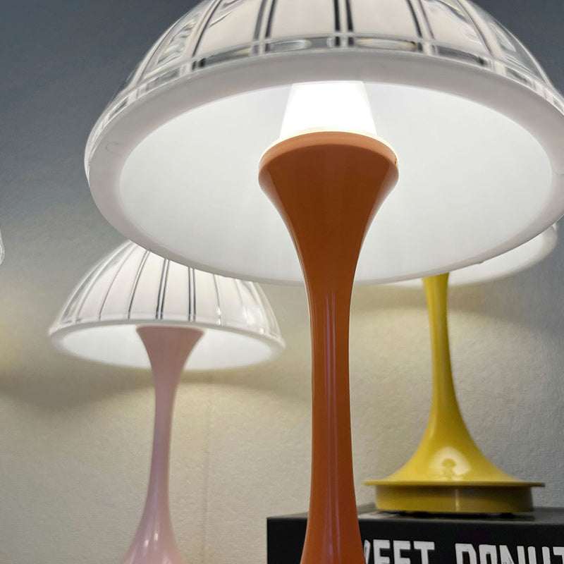 Rechargeable Conic Petal ABS Table Lamp
