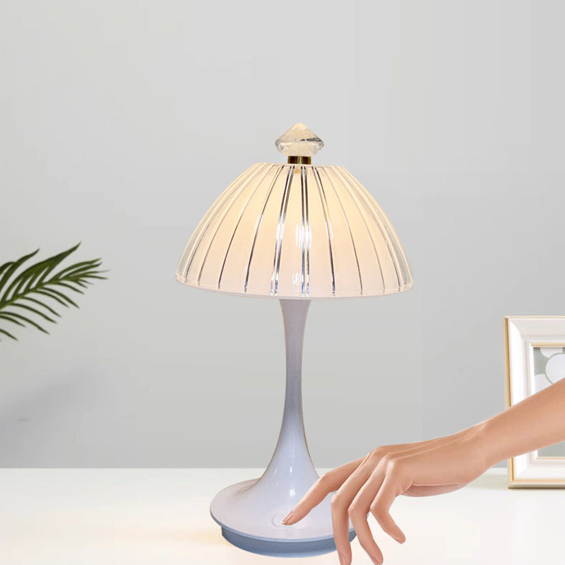 Rechargeable Conic Petal ABS Table Lamp