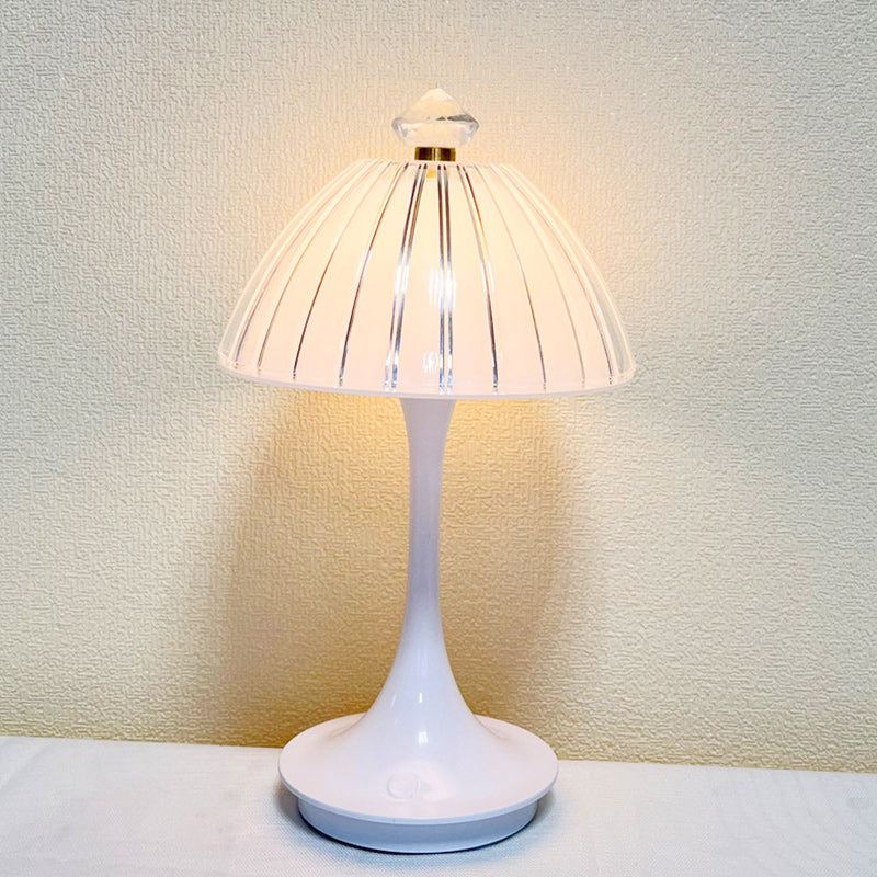 Rechargeable Conic Petal ABS Table Lamp