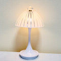 Rechargeable Conic Petal ABS Table Lamp