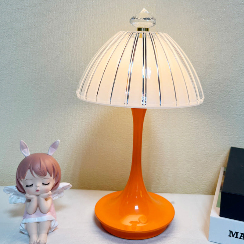 Rechargeable Conic Petal ABS Table Lamp