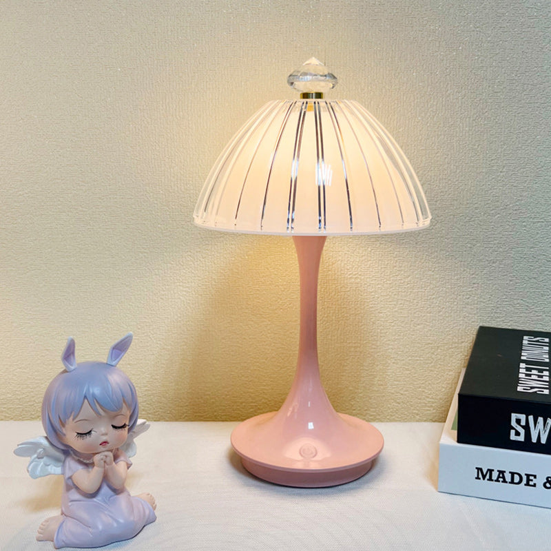 Rechargeable Conic Petal ABS Table Lamp