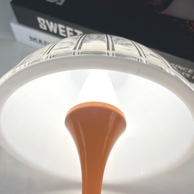 Rechargeable Conic Petal ABS Table Lamp