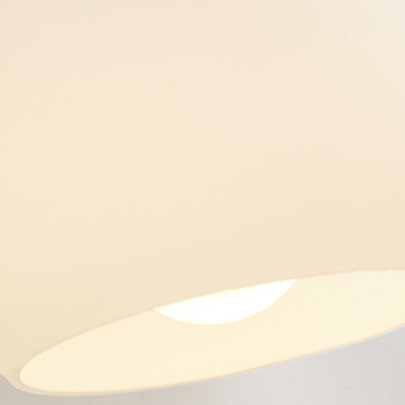 Rubber Wood Glass Round Wall Lamp