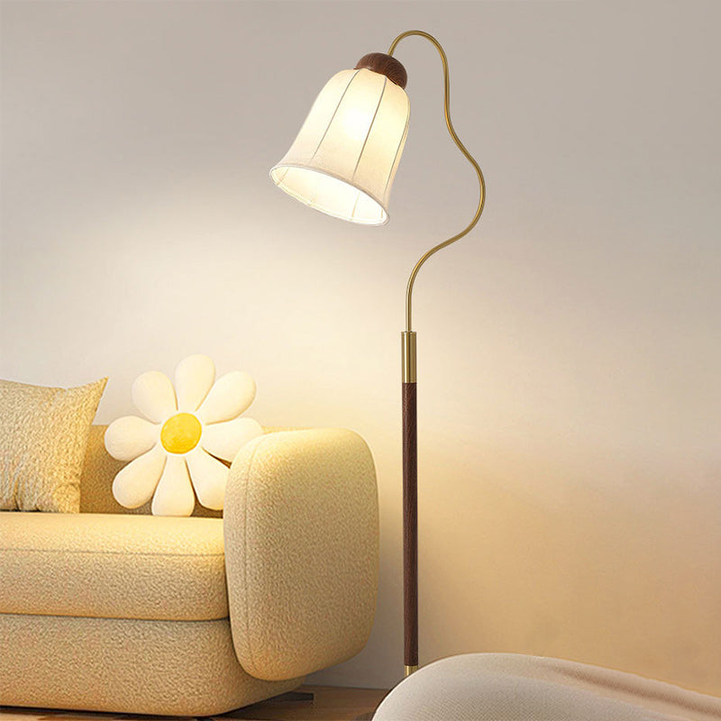 Traditional French Bell Printed Floor Lamp