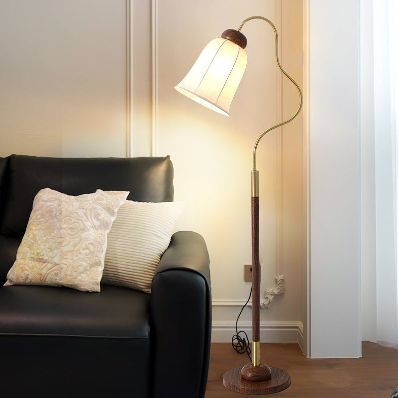 Traditional French Bell Printed Floor Lamp