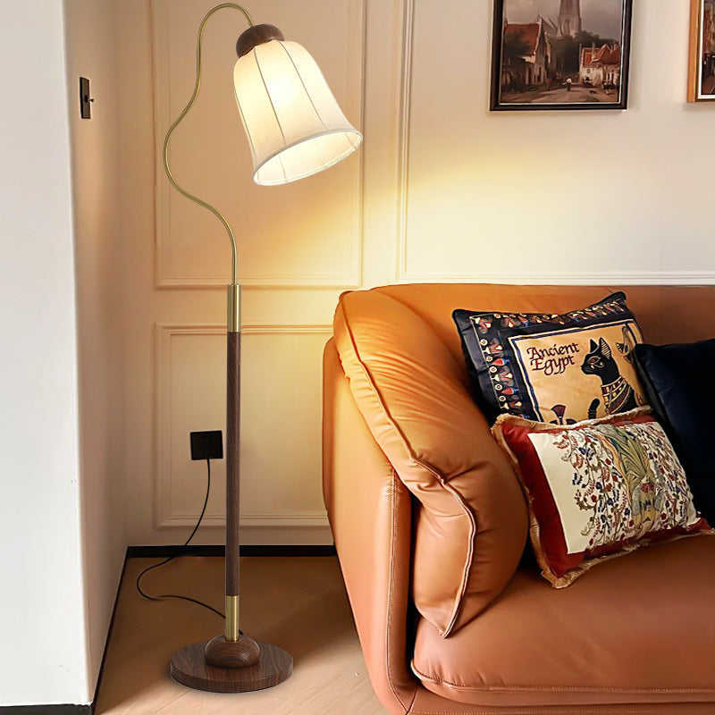 Traditional French Bell Printed Floor Lamp