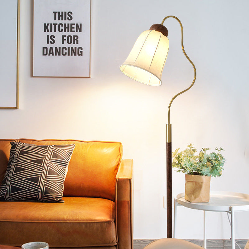 Traditional French Bell Printed Floor Lamp