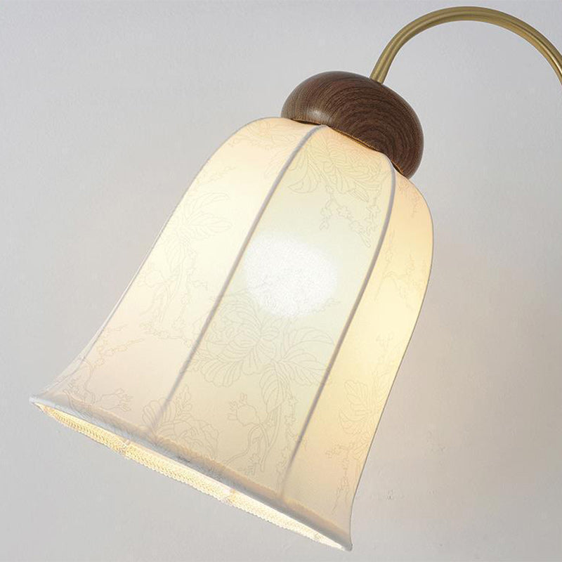 Traditional French Bell Printed Floor Lamp