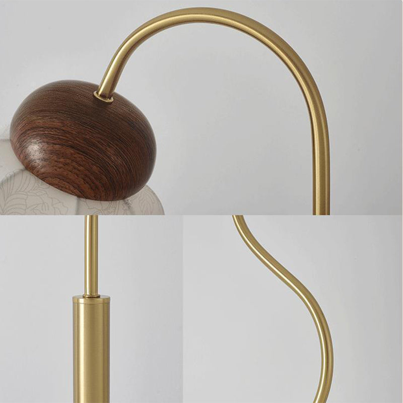 Traditional French Bell Printed Floor Lamp