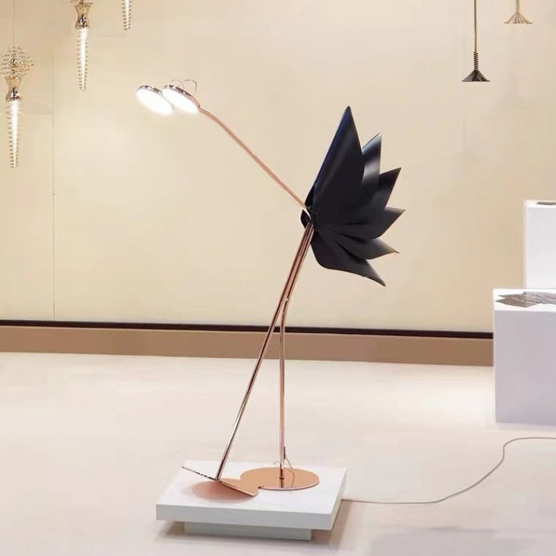 Flamingo Iron Acrylic Living Floor Lamp