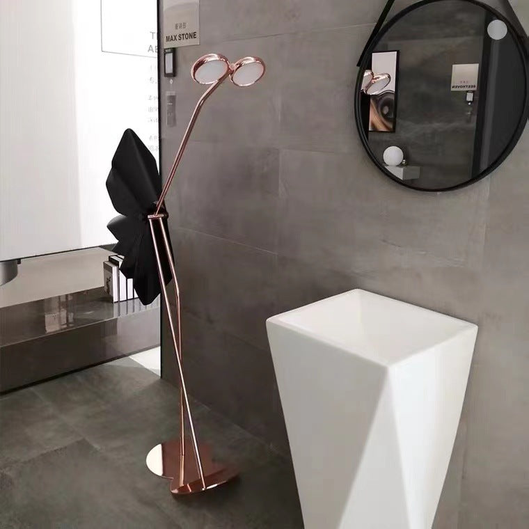 Flamingo Iron Acrylic Living Floor Lamp