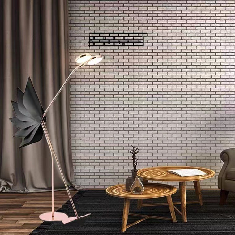 Flamingo Iron Acrylic Living Floor Lamp