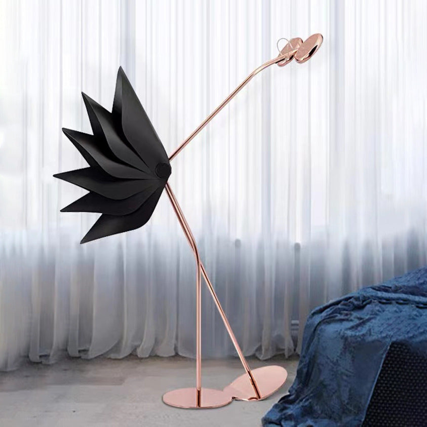 Flamingo Iron Acrylic Living Floor Lamp