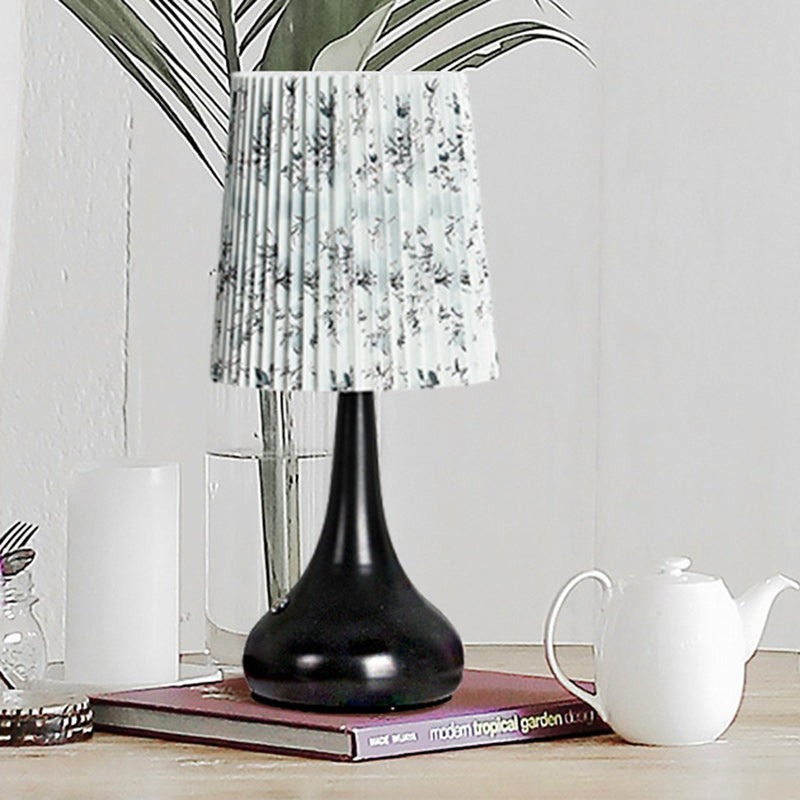 Cylinder Floral Gourd Rechargeable Table Lamp