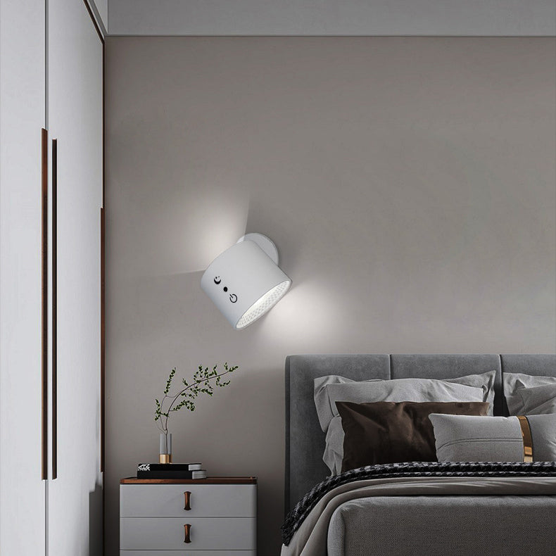 Rechargeable Cylinder Magnetic ABS Wall Lamp
