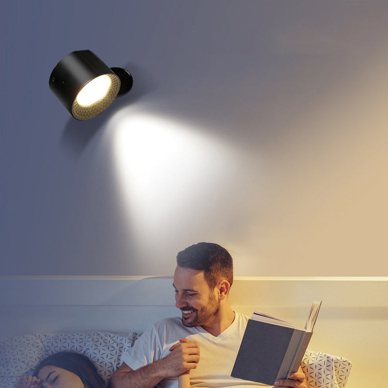 Rechargeable Cylinder Magnetic ABS Wall Lamp