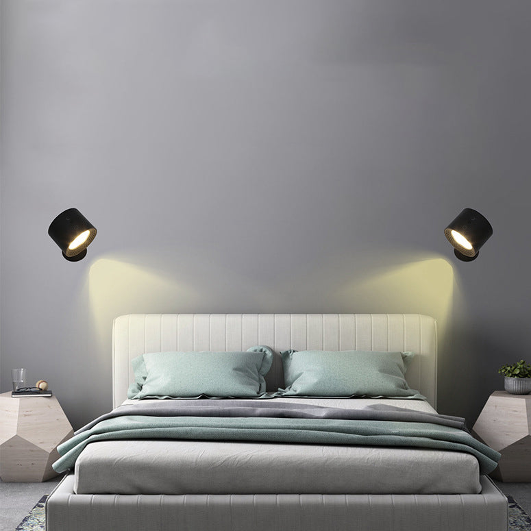 Rechargeable Cylinder Magnetic ABS Wall Lamp