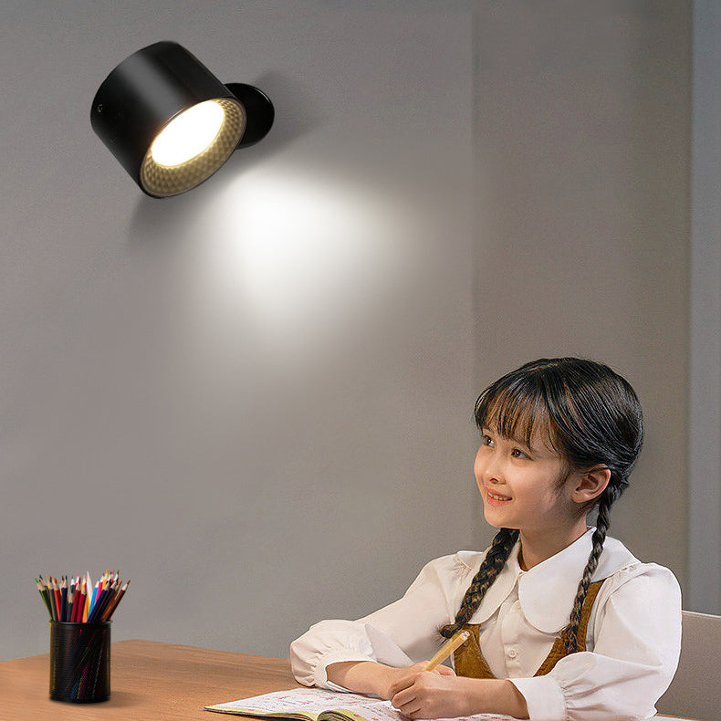 Rechargeable Cylinder Magnetic ABS Wall Lamp