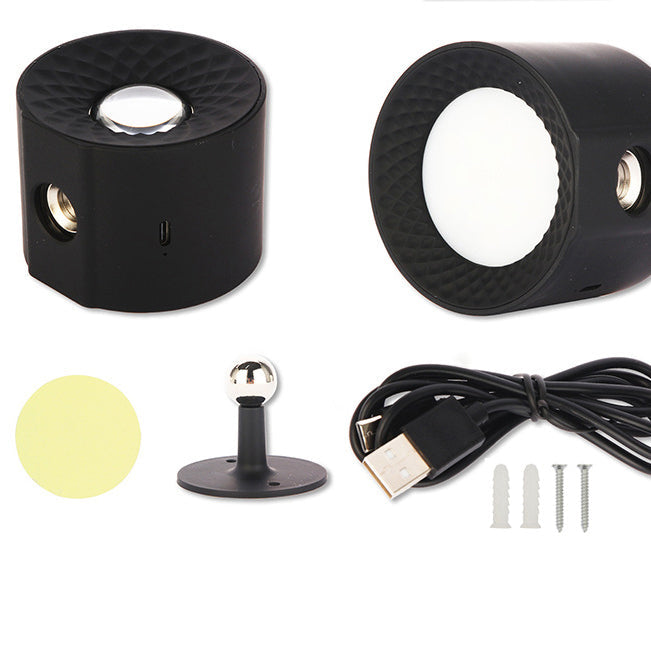 Rechargeable Cylinder Magnetic ABS Wall Lamp