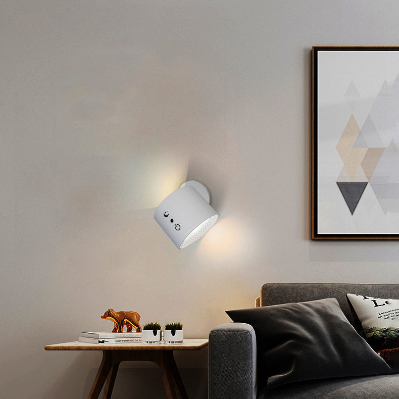 Rechargeable Cylinder Magnetic ABS Wall Lamp