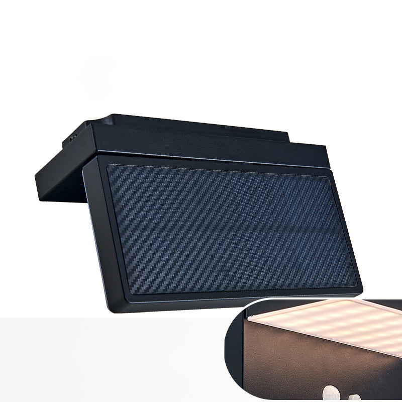 Rectangular Aluminum PC Patio Outdoor Light