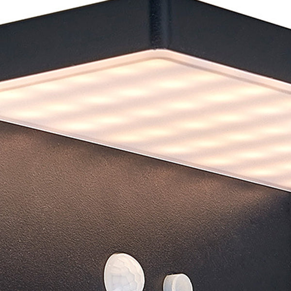 Rectangular Aluminum PC Patio Outdoor Light