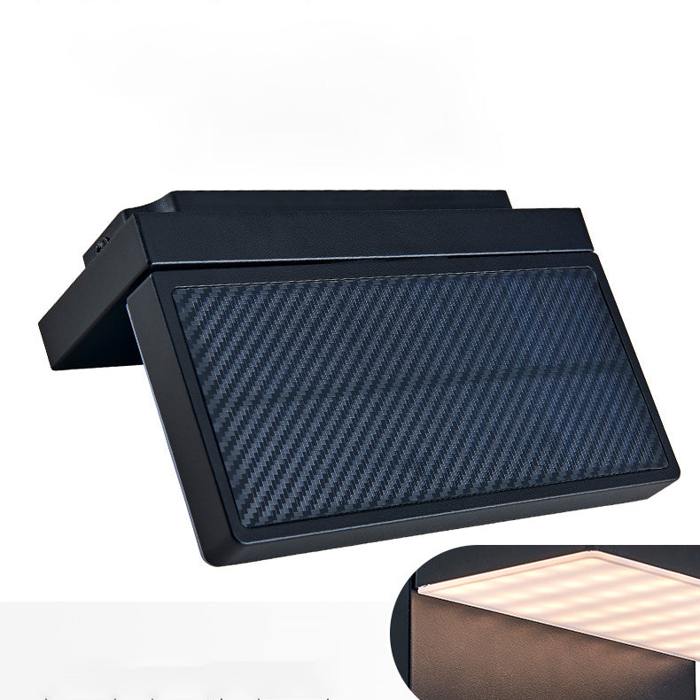 Rectangular Aluminum PC Patio Outdoor Light