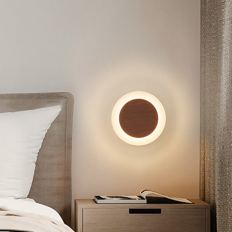 Iron Acrylic Round Square Wall Lamp