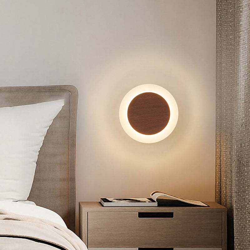 Iron Acrylic Round Square Wall Lamp