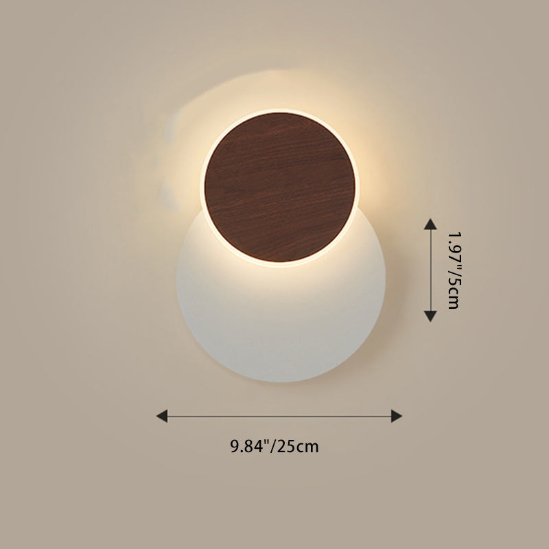 Iron Acrylic Round Square Wall Lamp