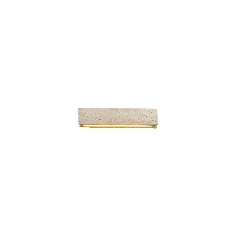Travertine Rectangular Patio Outdoor Light