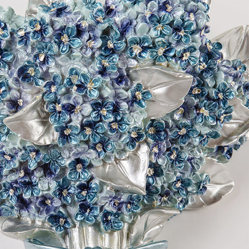 Resin Glass Hardware Flower Wall Lamp