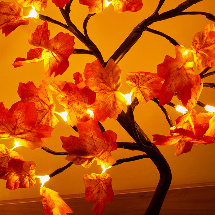 Rose Tree Branch Maple Table Lamp