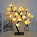Rose Tree Branch Maple Table Lamp