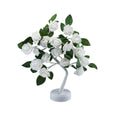 Battery Rose Tree Branch Table Lamp