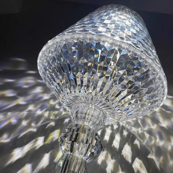 Rechargeable Acrylic Wine Glass Table Lamp